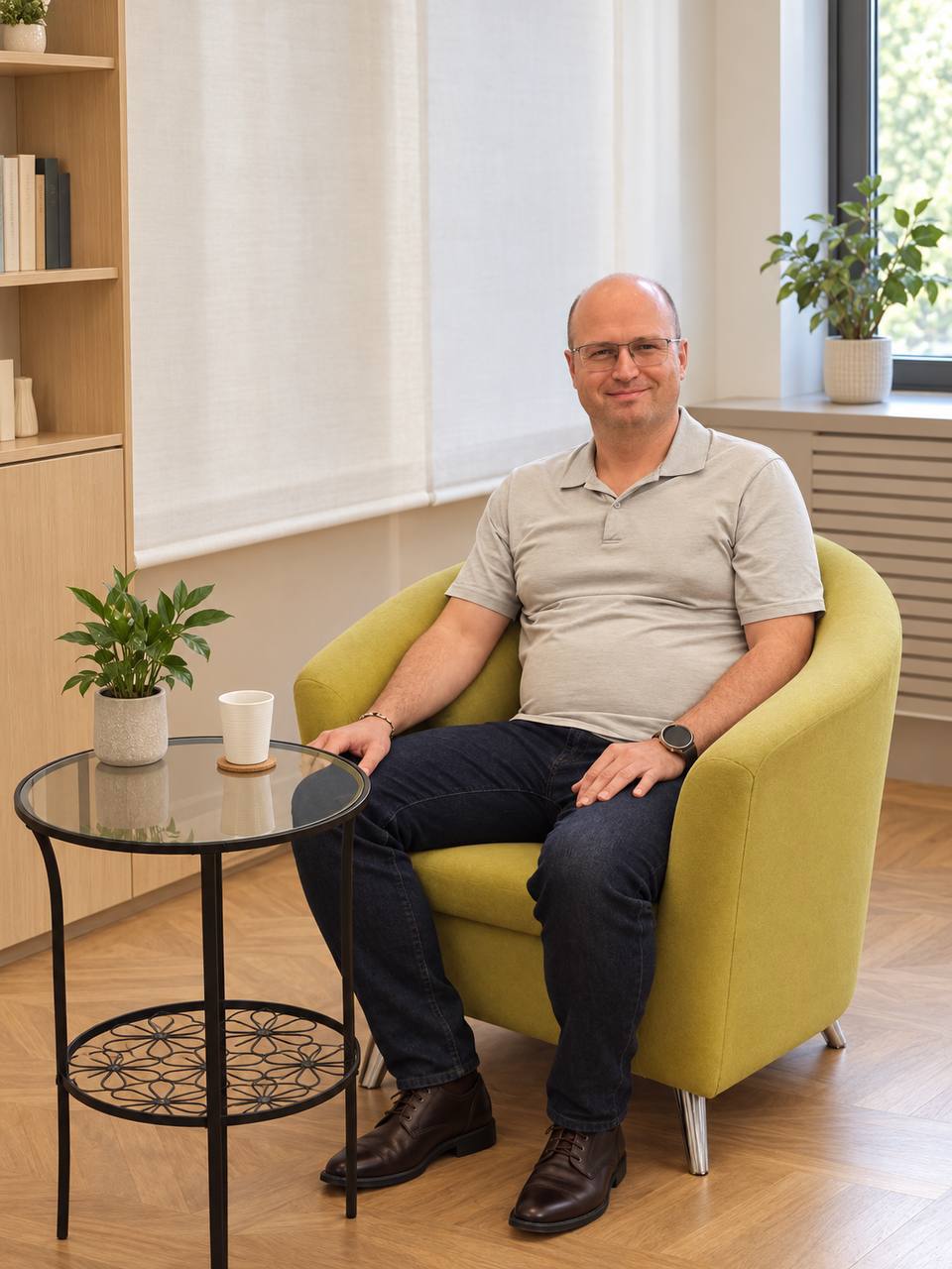 Ратмир Шайдуллин в кабинете
